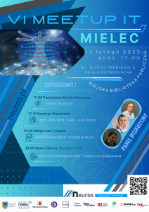 Promocja wiedzy technicznej meetup IT Mielec.